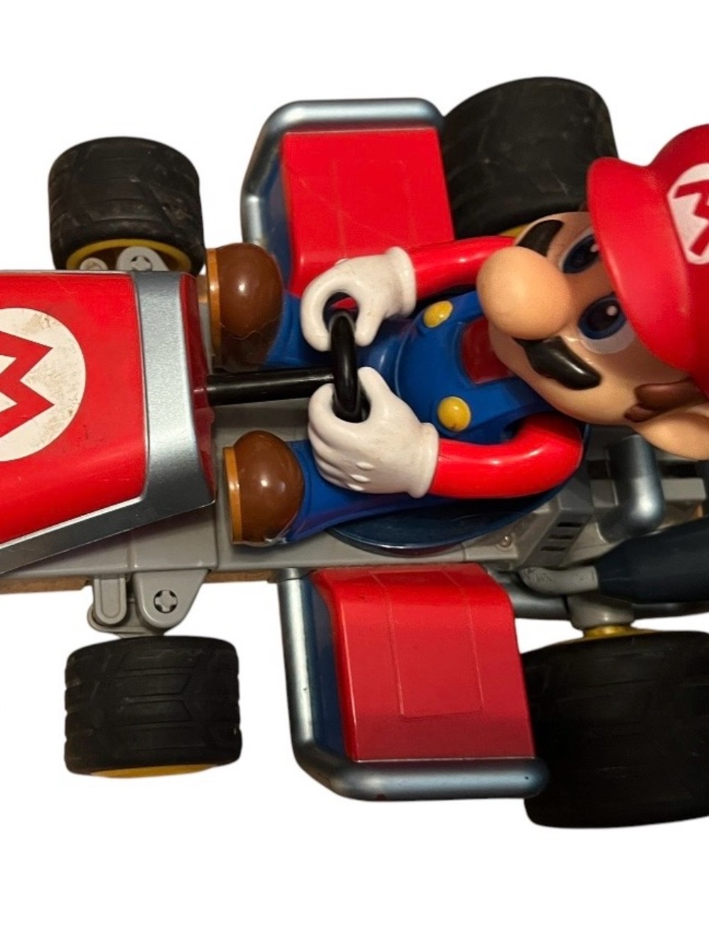 Nintendo Mario Kart Figure in Red and Blue Racing Kart